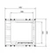 UNIVERS N blocco per sbarre. verticale. 100mm 3 poli 7xNH00 a doghe