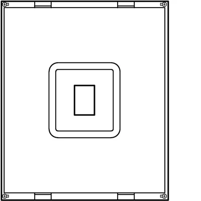 UNIVERS N Blocco per sezionatore di carico 630A 600x500mm