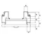 UNIVERS N blocco per telecamere modulari montate in orizzontale 2x10PLE 300x250mm