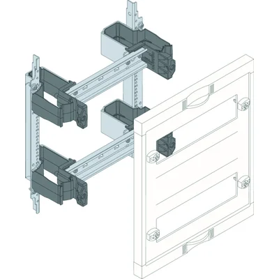 UNIVERS N blocco per telecamere modulari montate in orizzontale 2x10PLE 300x250mm
