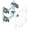 UNIVERS N blocco per telecamere modulari montate in orizzontale 2x10PLE 300x250mm