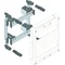 UNIVERS N blocco per telecamere modulari montate in orizzontale 2x12PLE 300x250mm