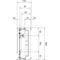 UNIVERS N blocco per terminali serie orizzontali 300x250mm