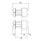 UNIVERS N blocco vuoto 75x250mm 2 pezzi