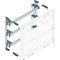 UNIVERS N block for 6x12PLE horizontally mounted modular cameras