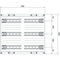 UNIVERS N block for 6x12PLE horizontally mounted modular cameras