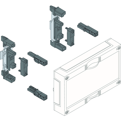 UNIVERS N block for busbars pos. 12/20/30x5/10mm 60mm 1 pole 150x250mm