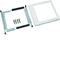 UNIVERS N block for busbars vertical. 100mm 3-pole 7xNH00 rail