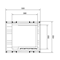 UNIVERS N block for busbars vertical. 100mm 3-pole 7xNH00 rail