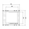 UNIVERS N block for busbars vertical. 100mm 3-pole 7xNH00 rail