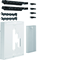 UNIVERS N Block for horizontal busbars 12x5/10mm 40mm 1xNH00 4-pole 300x250mm