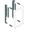 UNIVERS N Block for horizontal busbars 60mm 3P 3xNH00 linear 450x250 bottom outlets