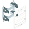 UNIVERS N block for horizontally mounted modular devices 2x10PLE 300x250mm