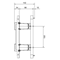 UNIVERS N block for horizontally mounted modular devices 2x10PLE 300x250mm