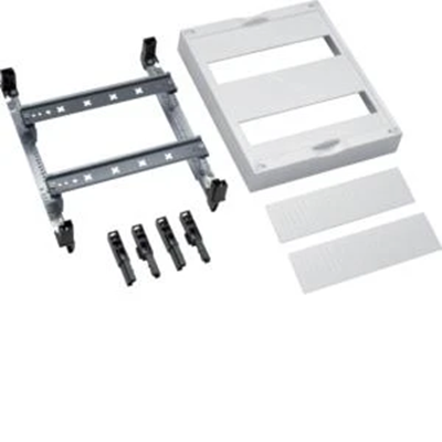 UNIVERS N Block for meter bays with mounting rails, spacing 125mm 300x250mm