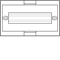 UNIVERS N block for modular devices pos. with duct for heating 1x10PLE 150x250mm