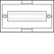 UNIVERS N block for modular devices pos. with duct for heating 1x10PLE 150x250mm