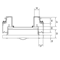 UNIVERS N-Block für horizontal montierte modulare Geräte 2x10PLE 300x250mm
