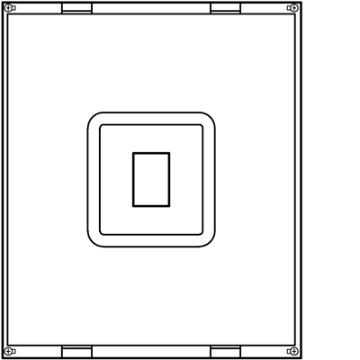 UNIVERS N Block für Lasttrennschalter 630A 600x500mm