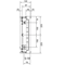 UNIVERS N Block für Reihenklemmen, horizontal 450x250mm