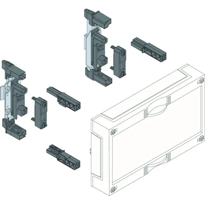 UNIVERS N-Block für Sammelschienen Pos. 12/20/30x5/10mm 60mm 1 Pol 150x250mm