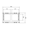 UNIVERS N-Block für Sammelschienen Pos. 12x5/10mm 60mm 4xNH00(8xNH000) 300x500mm