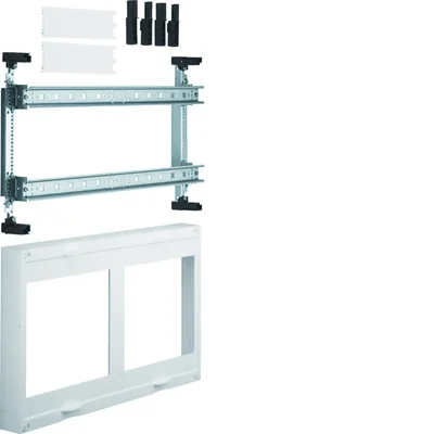 UNIVERS N-Block mit Tragschiene für 4xNH00(8xNH000) 300x500mm