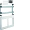 UNIVERS N-Block mit Tragschiene für 4xNH00(8xNH000) 300x500mm