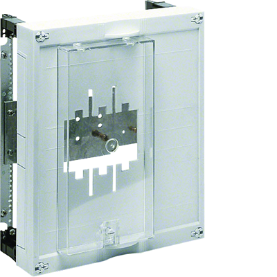 UNIVERS N block with mounting plate for bases 1xNH00 with sealable cover and clamp PE/N 300x250mm