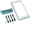 UNIVERS N Block with mounting plate for NH00/1/2 with transparent glass 450x250mm