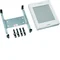 UNIVERS N Bloque con placa de montaje para NH00/1/2 3 polos con cristal transparente 300x250mm