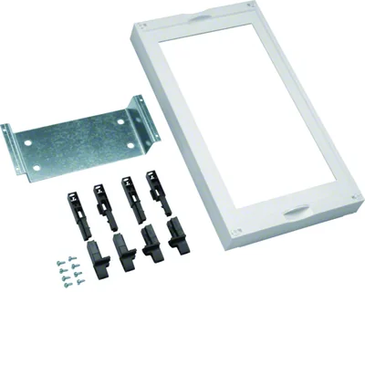UNIVERS N Bloque con placa de montaje para NH00/1/2 con cristal transparente 450x250mm