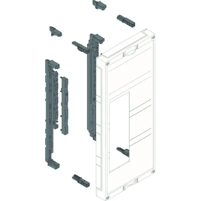 UNIVERS N Componente para interruptor-seccionador de regleta tripolar 3xNH00 600x250mm paso 60mm salida superior