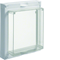 UNIVERS N Cover for NH2 base on 40mm busbars, transparent glass 300x250