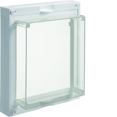 UNIVERS N Cover for NH2 base on 40mm busbars, transparent glass 300x250