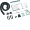 UNIVERS N HC Kit complet avec capot 150x500mm pour câblage porte avec tube ø23 mm