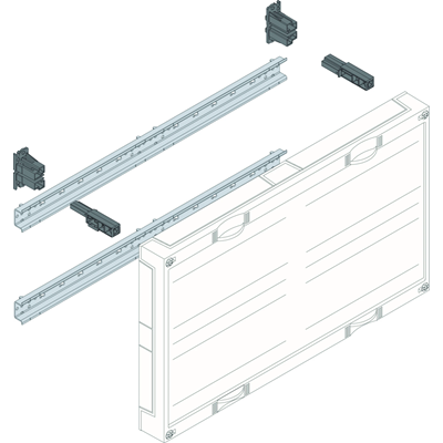 UNIVERS N HC Set with solid cover in TS35 300x500mm