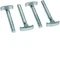 univers N HC T-bolt M12x70mm Cu10 4pcs.