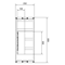 UNIVERS N Sous-ensemble pour 3 pôles 3xNH00 600x250mm Entraxe 600x250mm Sortie 60mm borne supérieure