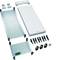UNIVERS N Sub-assembly with 900x250mm perforated mounting plate