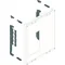 UNIVERS N Subassembly for 3-pole 8xNH00 600x500mm 600x500mm spacing 60mm outlet top terminal