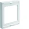 UNIVERS N Tapa para base NH con cristal transparente 300x250mm