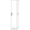 UNIVERS Pravé dveře pro pouzdro IP54 1369x269mm