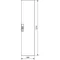 UNIVERS Puerta derecha para carcasa IP44 1219x269mm