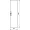 UNIVERS Puerta derecha para carcasa IP54 1069x269mm