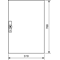 UNIVERS Puerta derecha para carcasa IP54 769x519mm