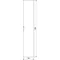 UNIVERS Puerta maciza derecha IP54 1900x350mm