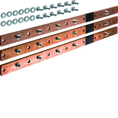 UNIVERS Rail horizontal pour interrupteurs-sectionneurs NH1/2/3 3 pôles 40x10mm