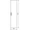 UNIVERS Right door for IP44 enclosure 1219x269mm