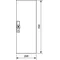 UNIVERS Right door for IP54 enclosure 769x269mm